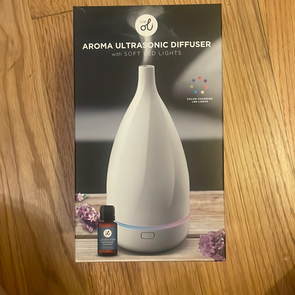 Vie Oli Aroma Ultrasonic Diffuser with LED Lights